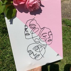 Treaded abstract faces